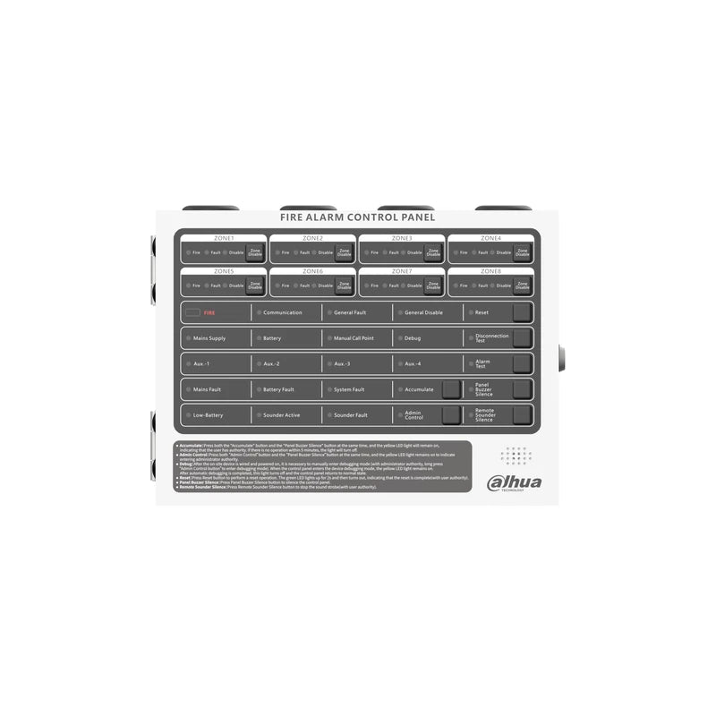 Conventional Fire Alarm Control Panel-8 Zones