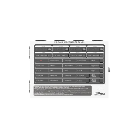 8-Zone Conventional Fire Alarm Control Panel – DHI-HY-C102-8