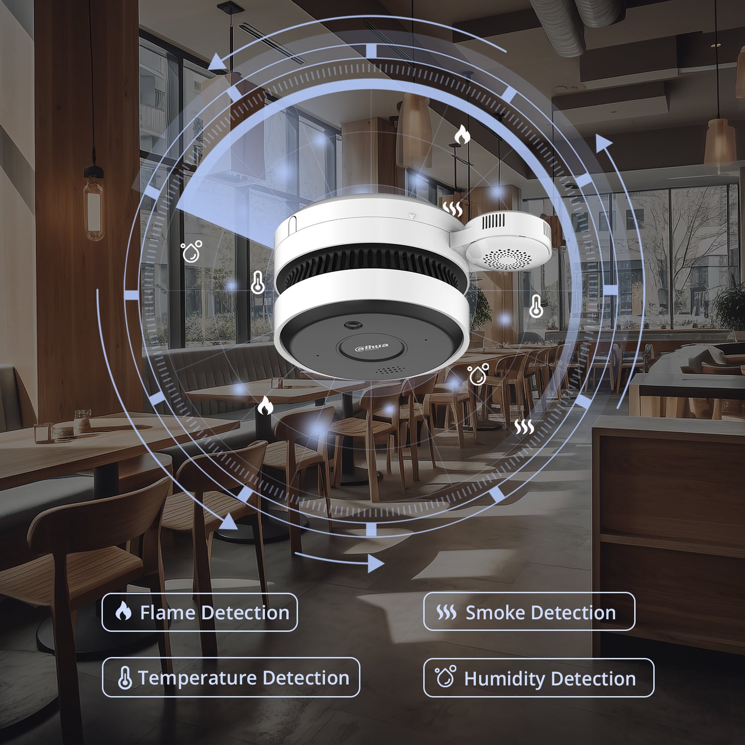 DHI-HY-SAV849HA-ET_5MP IR AI-Fire Smoke Sensing Network Camera with Temperature&Humidity Detection_main_image11