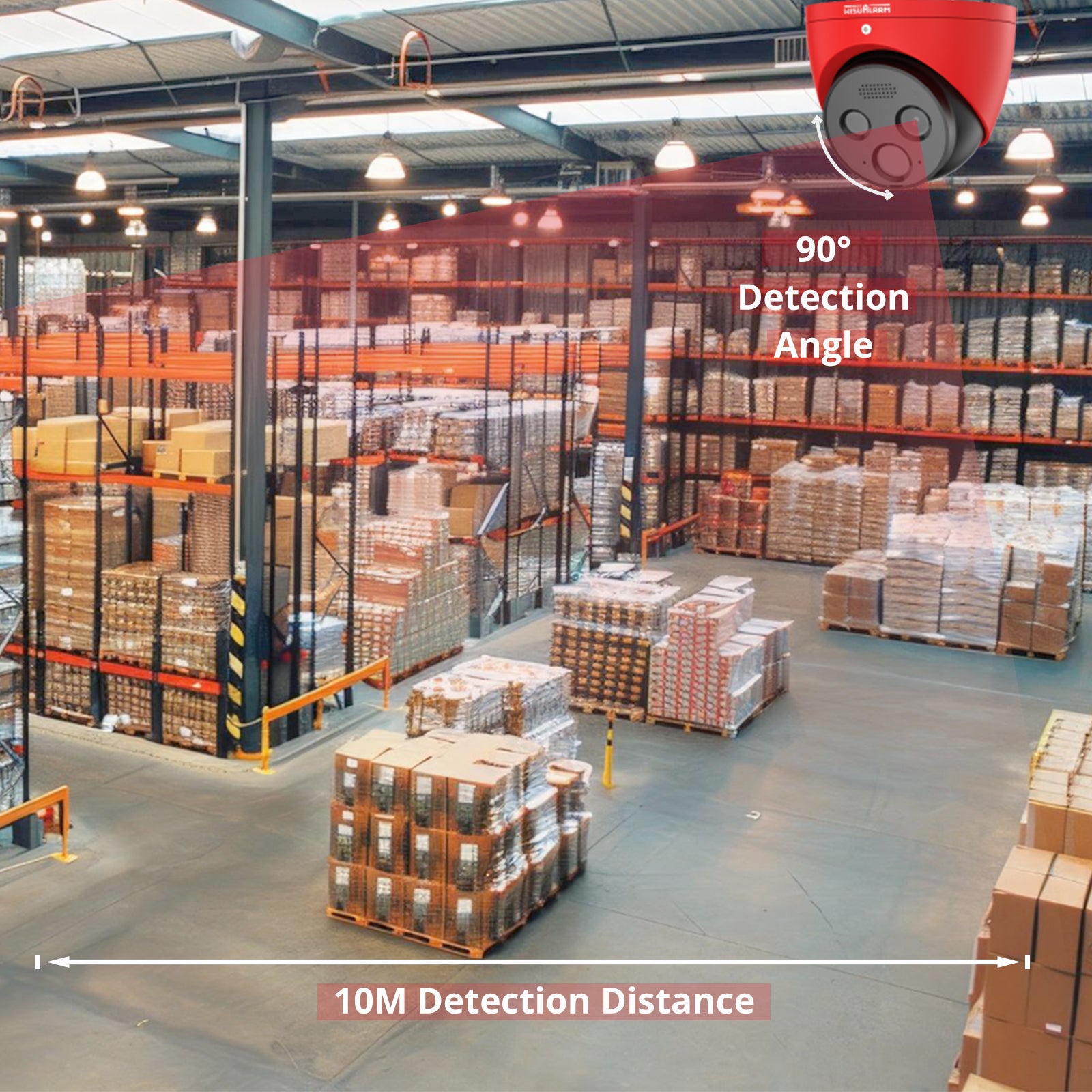 Dahua Wisualarm Flame Detection Thermal Turret Camera DHI-HY-FT431LDP-TD1F4-MB Feature 2