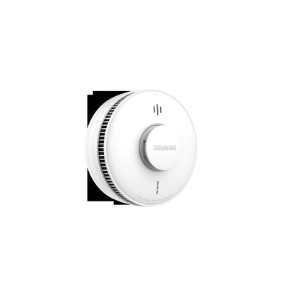 Mains Heat Alarm with Replaceable 9V Battery Back-up