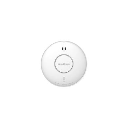 Mains Smoke Alarm with Replaceable 9V Battery Back-up