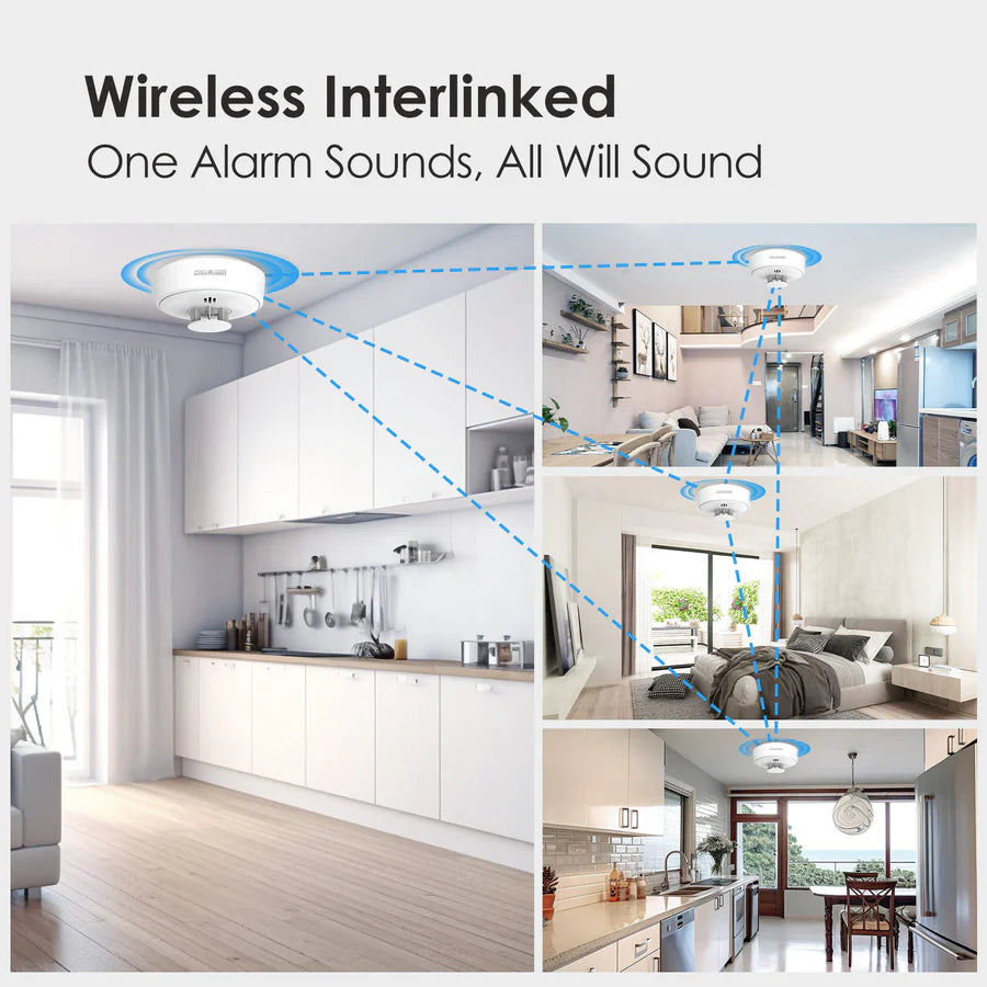 Wireless Interconnected Heat Alarm