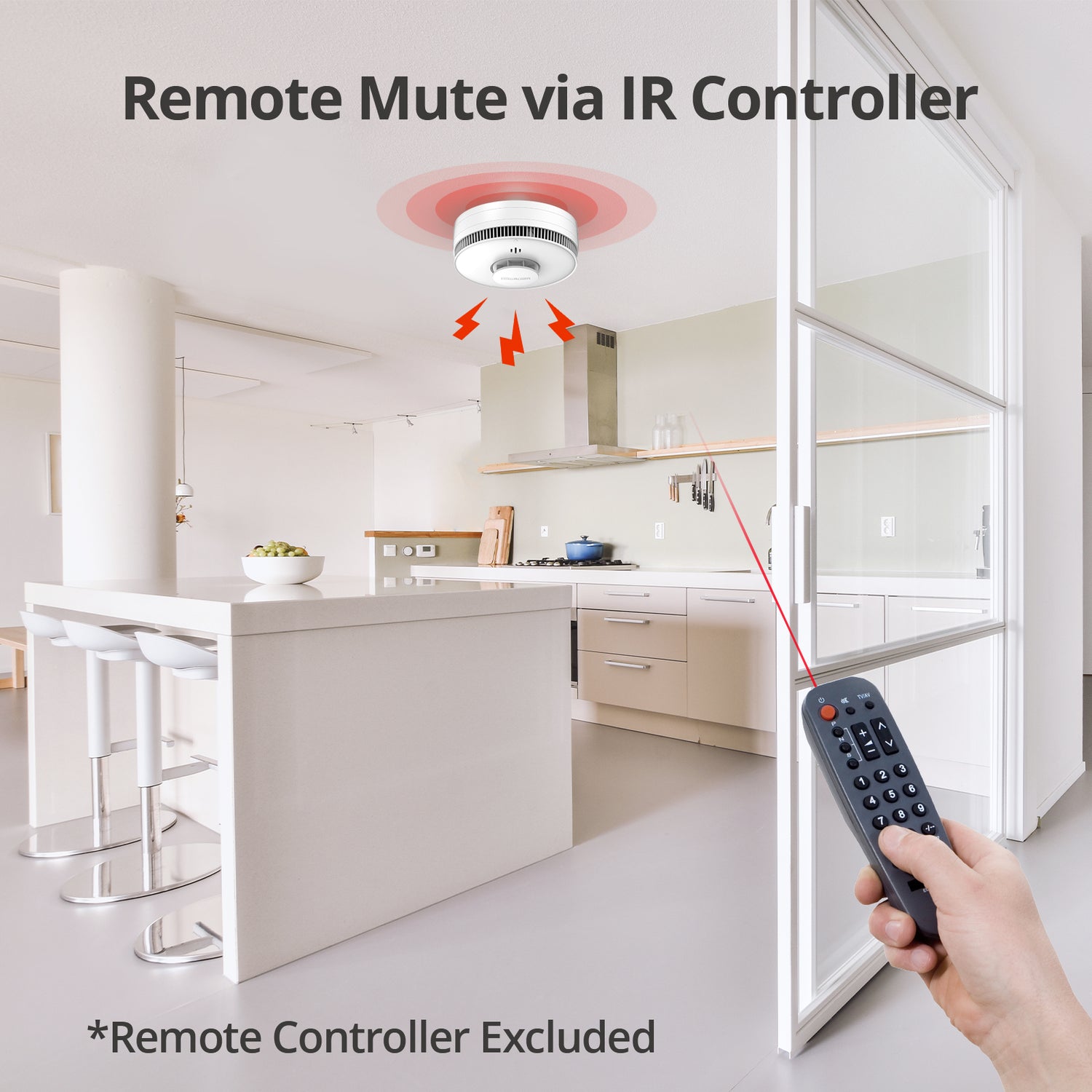 smoke_detector_remote_mute_ir_controller_poster